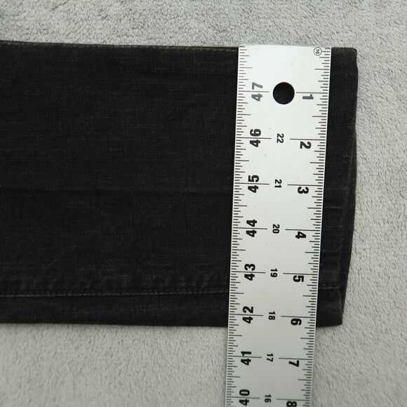 7 For All Mankind Jeans Women's Size 28 Gray Low-Rise Skinny Denim 30" Inseam - Picture 5 of 16